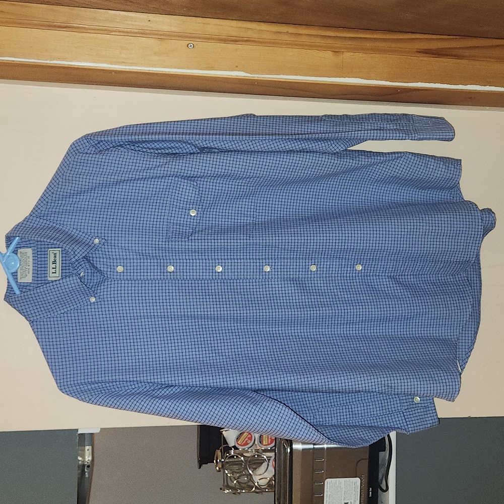 Vintage LL Bean men's button down shirt 16 1/2 - 35
